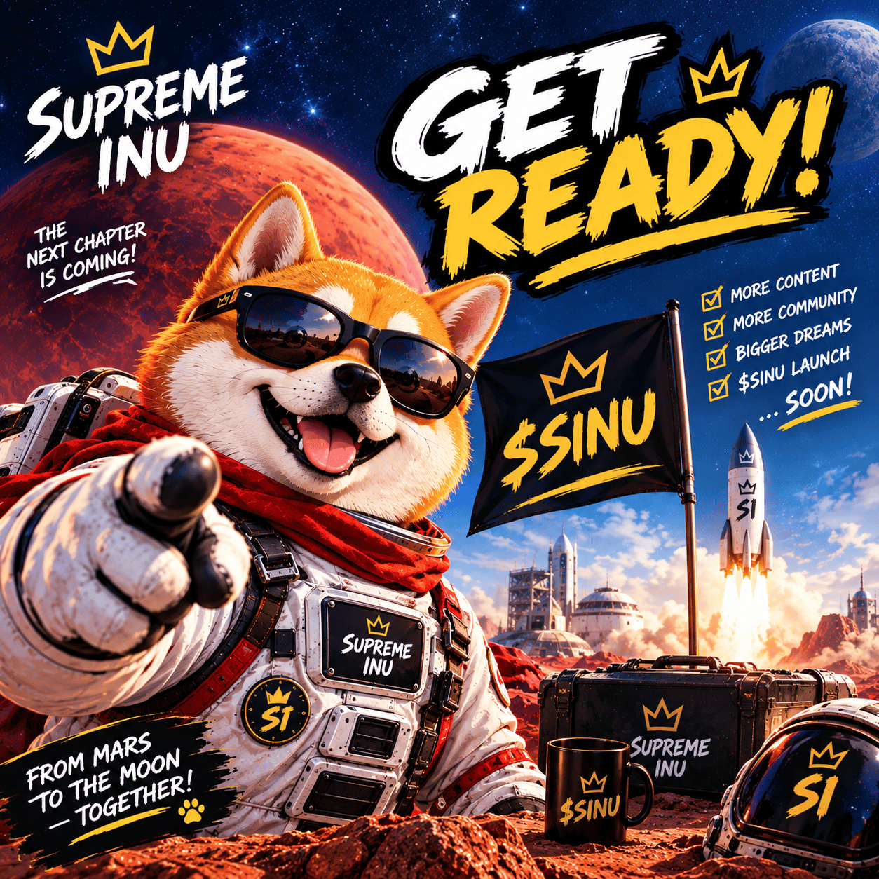 Get Ready for Mars: The next chapter is coming: more content, more community, bigger dreams.